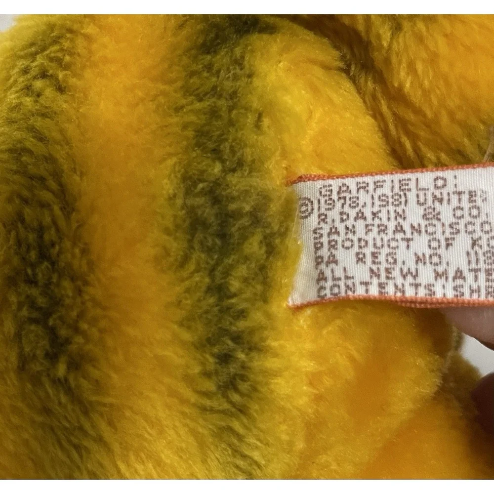 1981 Garfield Plush Santa (Holiday, Christmas) R. Dakin & Co. With Beard/Hat 8